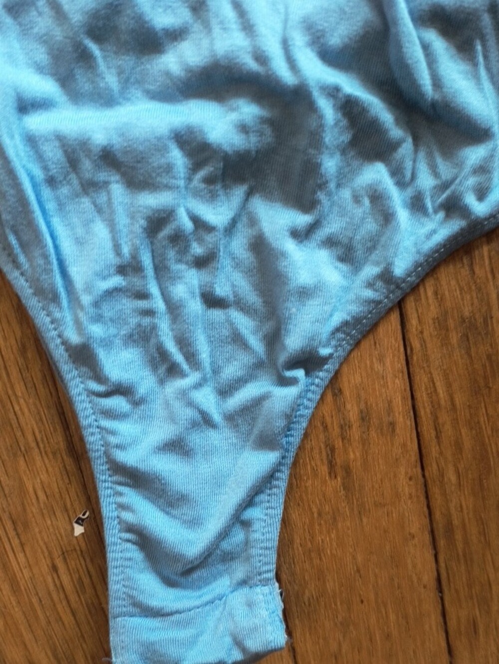 Rue21 Light Blue Lace-Trim  One-Piece Bodysuit - Picture 4 of 10